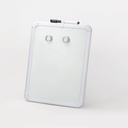 Whiteboard-tavla magnetisk 220 x 280 mm vit