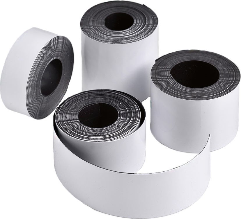 Magnetband vit 20 mm x 3 meter
