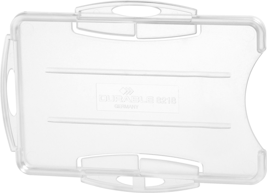 Korthållare 2Ö utan fäste transparent 10 st/fp