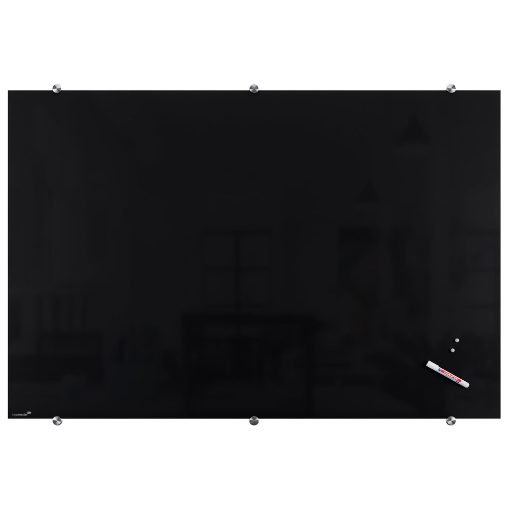 Glastavla 1000 x 1500 mm svart