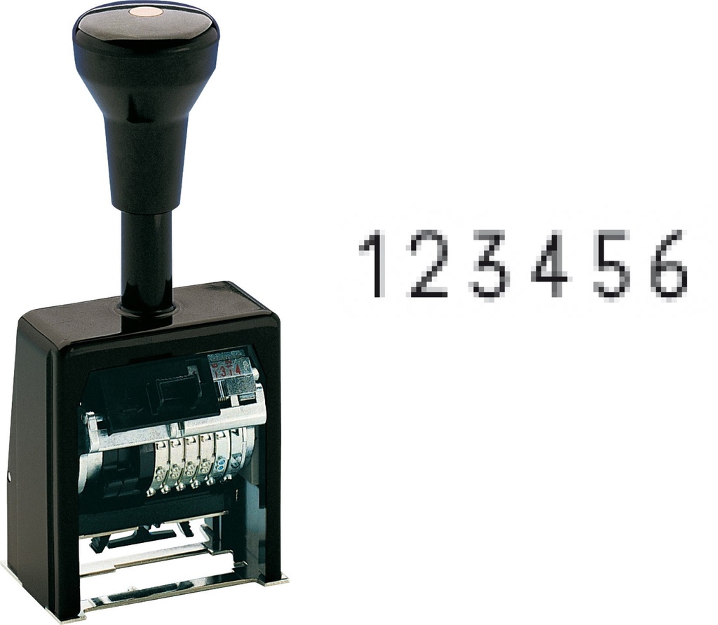 Pagineringsstämpel 6 hjul 5,5 mm