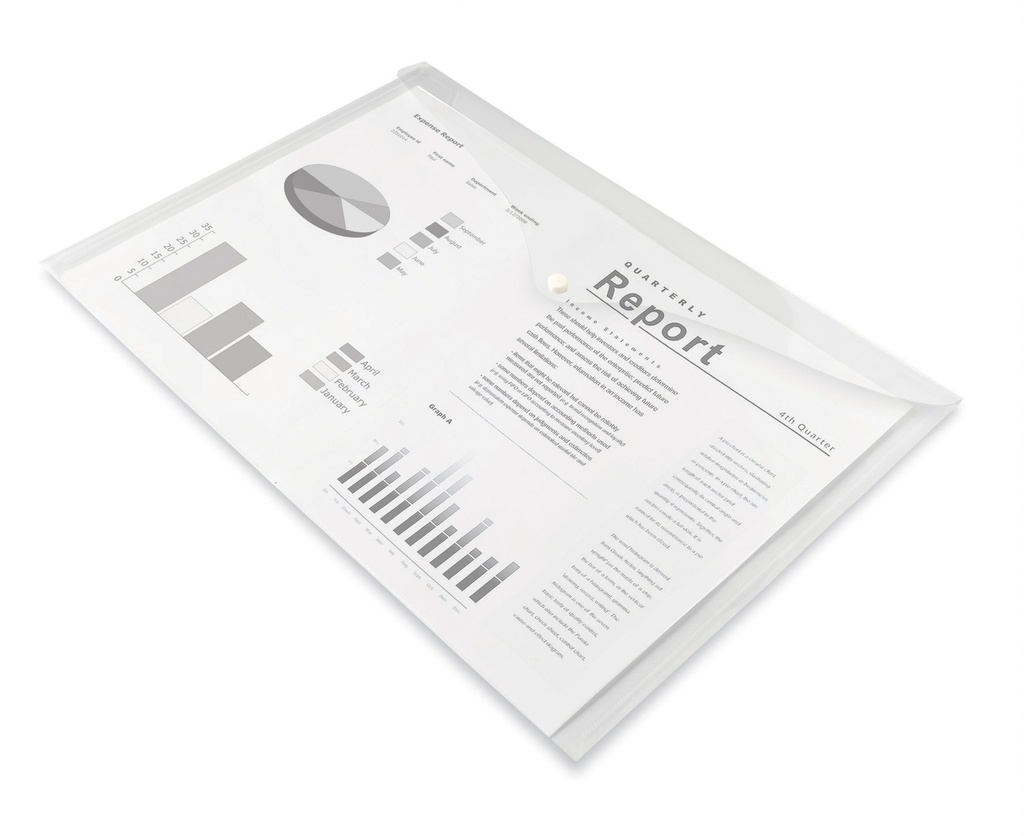 Kuvertmapp OD A3 transparent