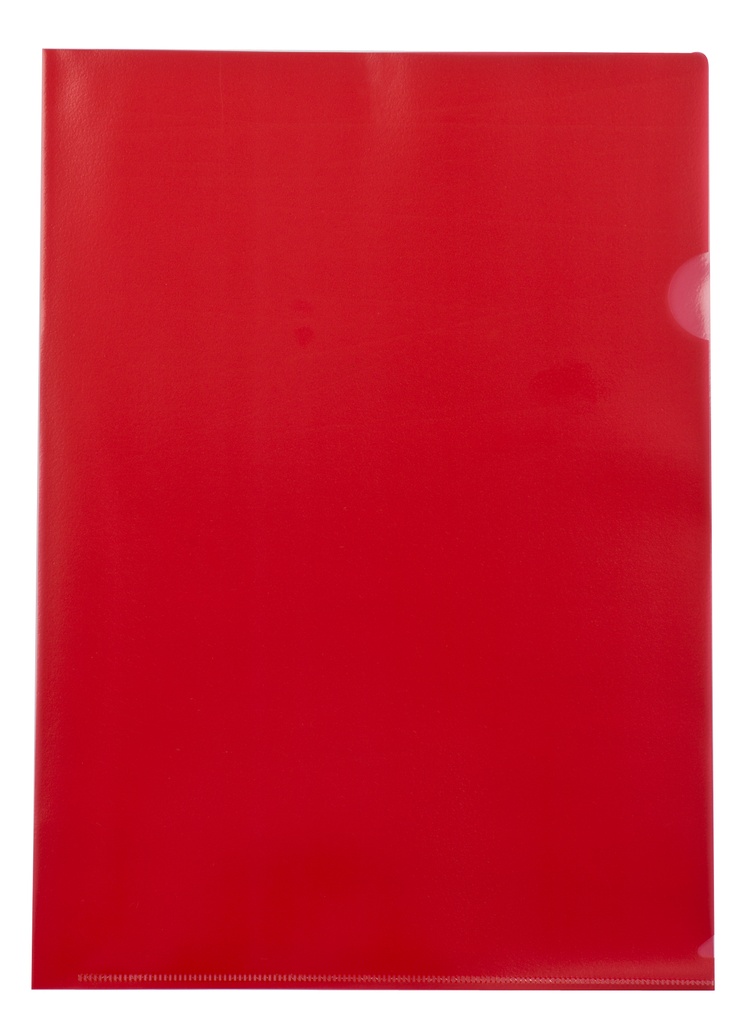 Mapp A4 PP 0,18 röd 100/fp