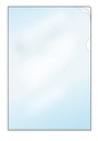 Mapp A4 PP 0,145 transparent präglad 25/fp
