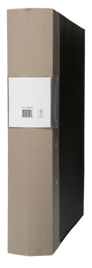 Träryggspärm A4 60 mm grå