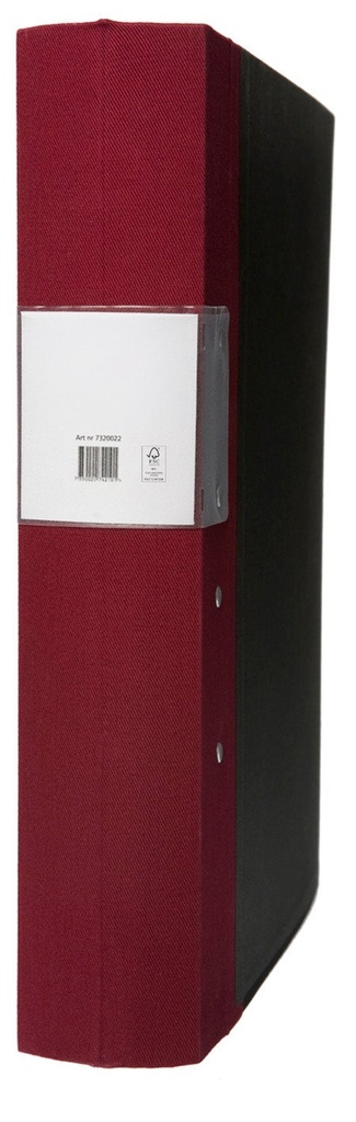Träryggspärm A4 60 mm vinröd