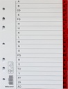 Register flikförstärkt A5 A-Ö 10st/fp