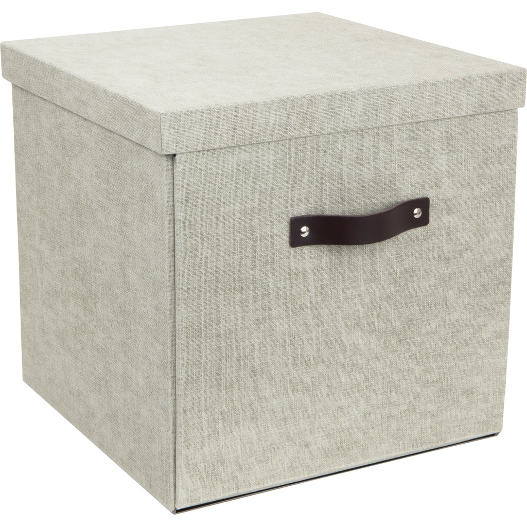 Förvaringsbox Bigso Logan canvas linen