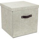 Förvaringsbox Bigso Logan canvas linen