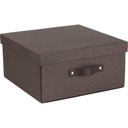 Förvaringsbox Bigso Levi canvas brun
