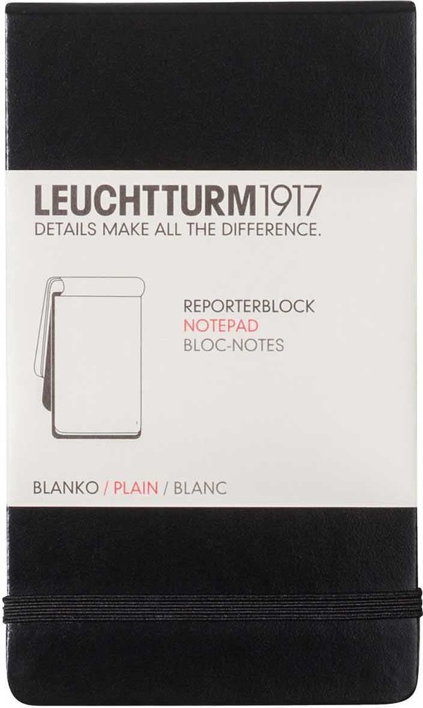Reporter notepad A6 blank sva