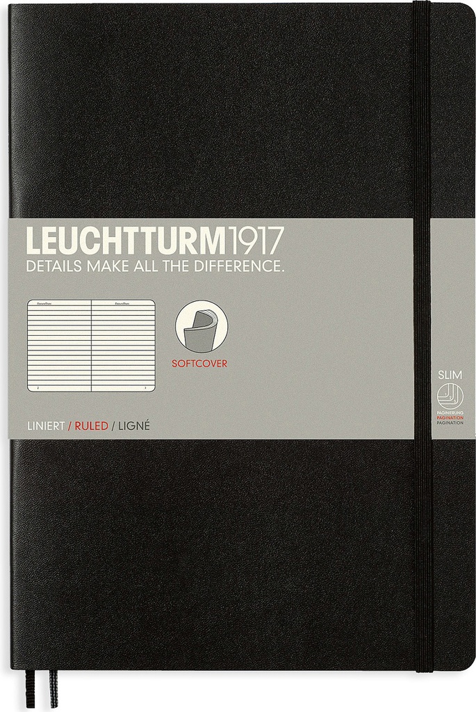 Anteckningsbok B5 soft lin sva