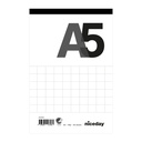 Perforerat block A5 80blad rutat