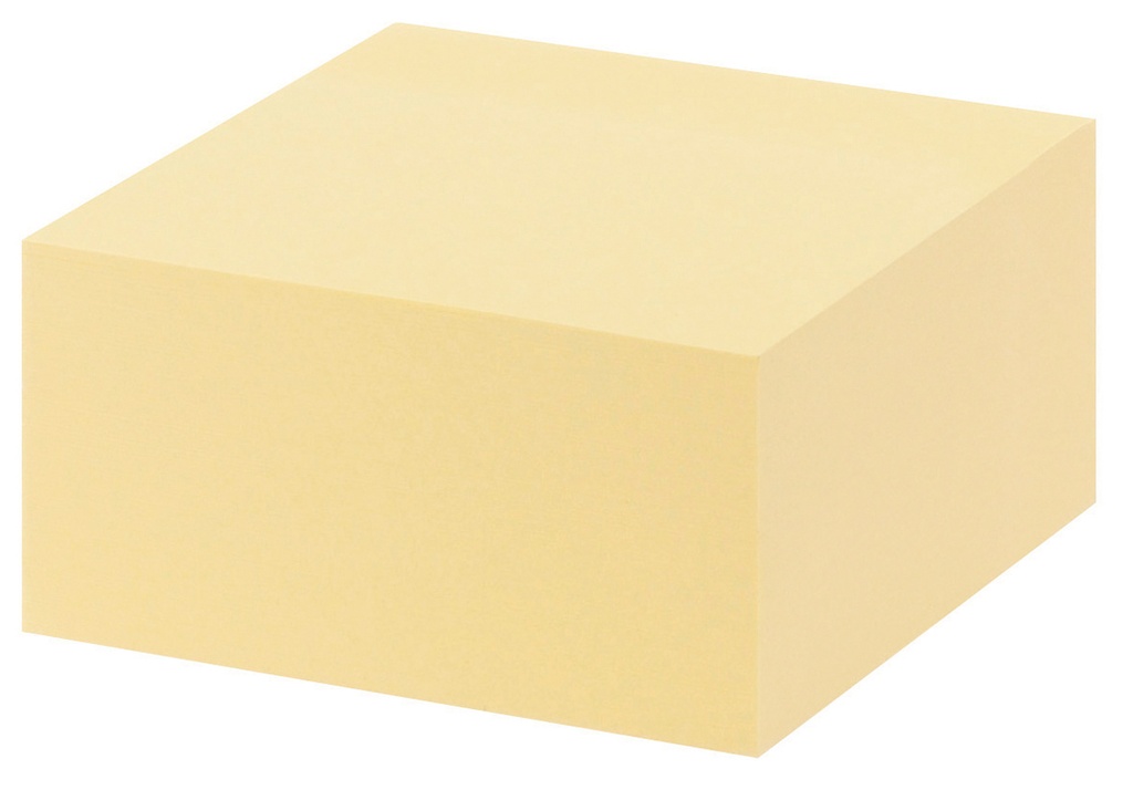 Notiskub Office 76x76mm gul