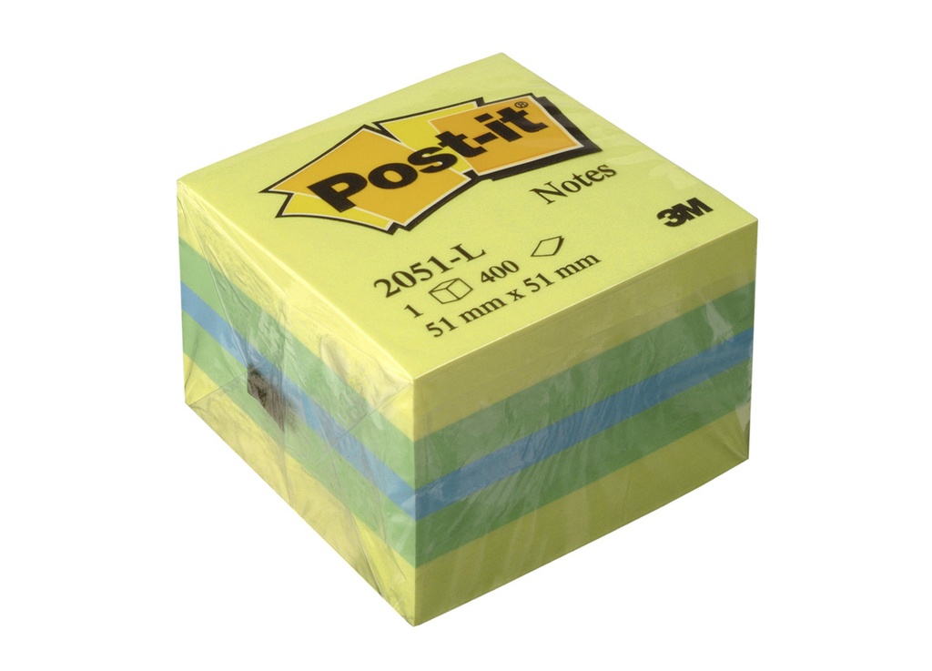 Post-it minikub 51x51 lemon