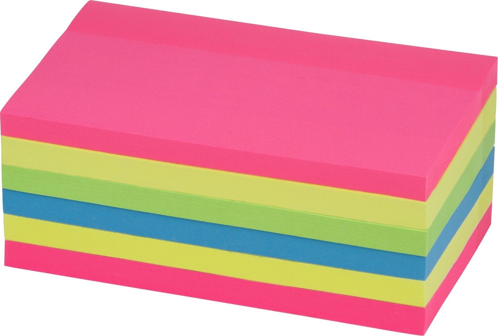 Notis X-Sticky 76x127 mm neon 6/fp