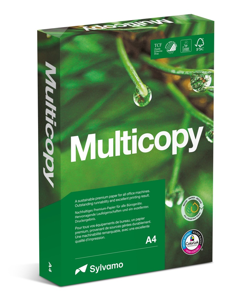 Kopieringspapper Multicopy A4 90g 500/pkt