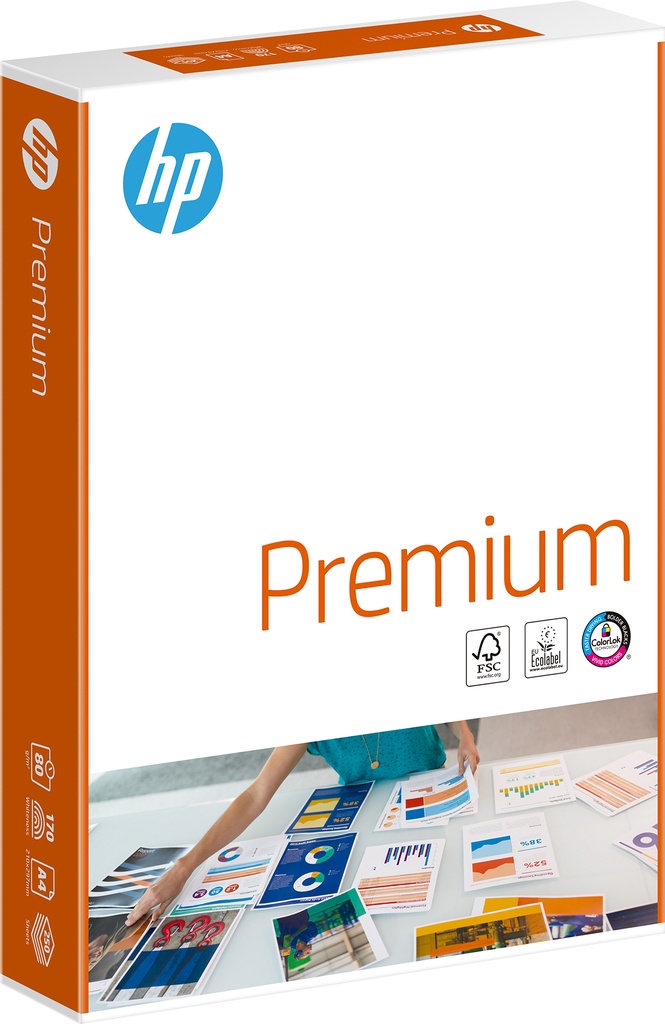 Papper HP Premium A4 80g 250st/fp