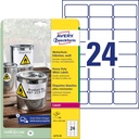 Etikett L4773 63,5x33,9mm 480/fp