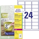 Etikett L4773 63,5x33,9mm 480f