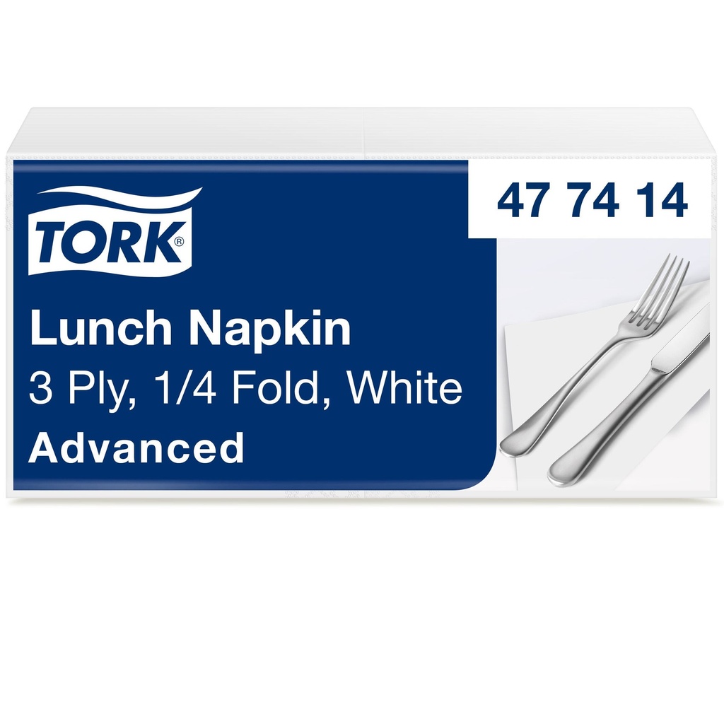 Servett Lunch Tork 3-lager 150-pack vit