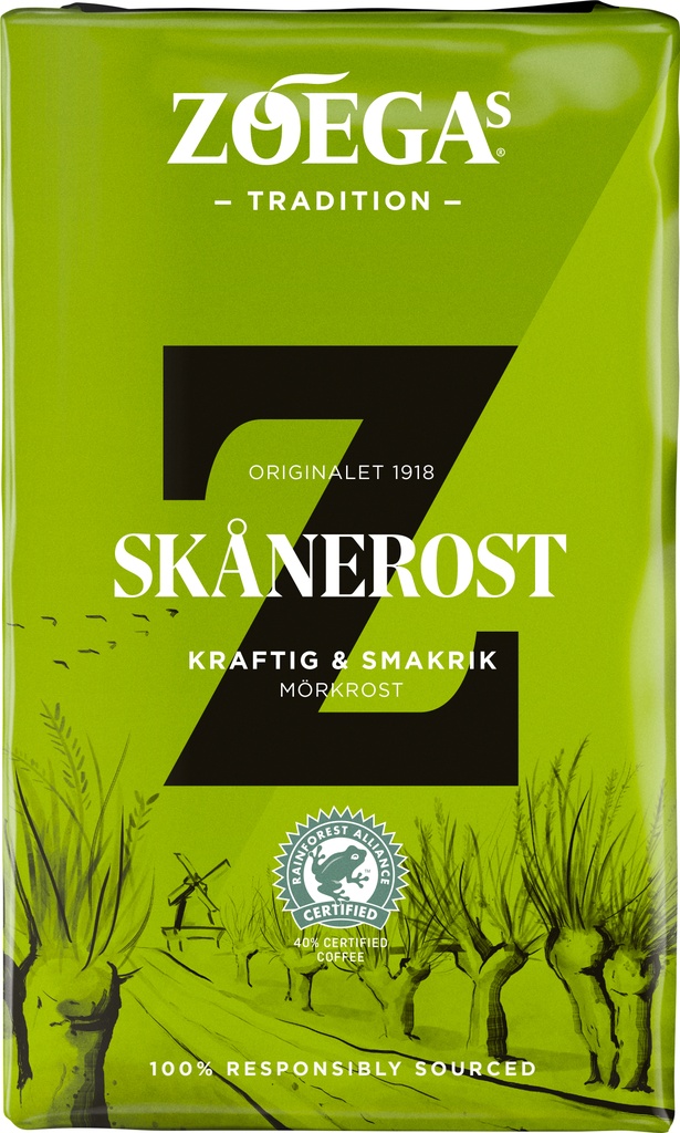 Kaffe Zoegas Skånerost vac450g
