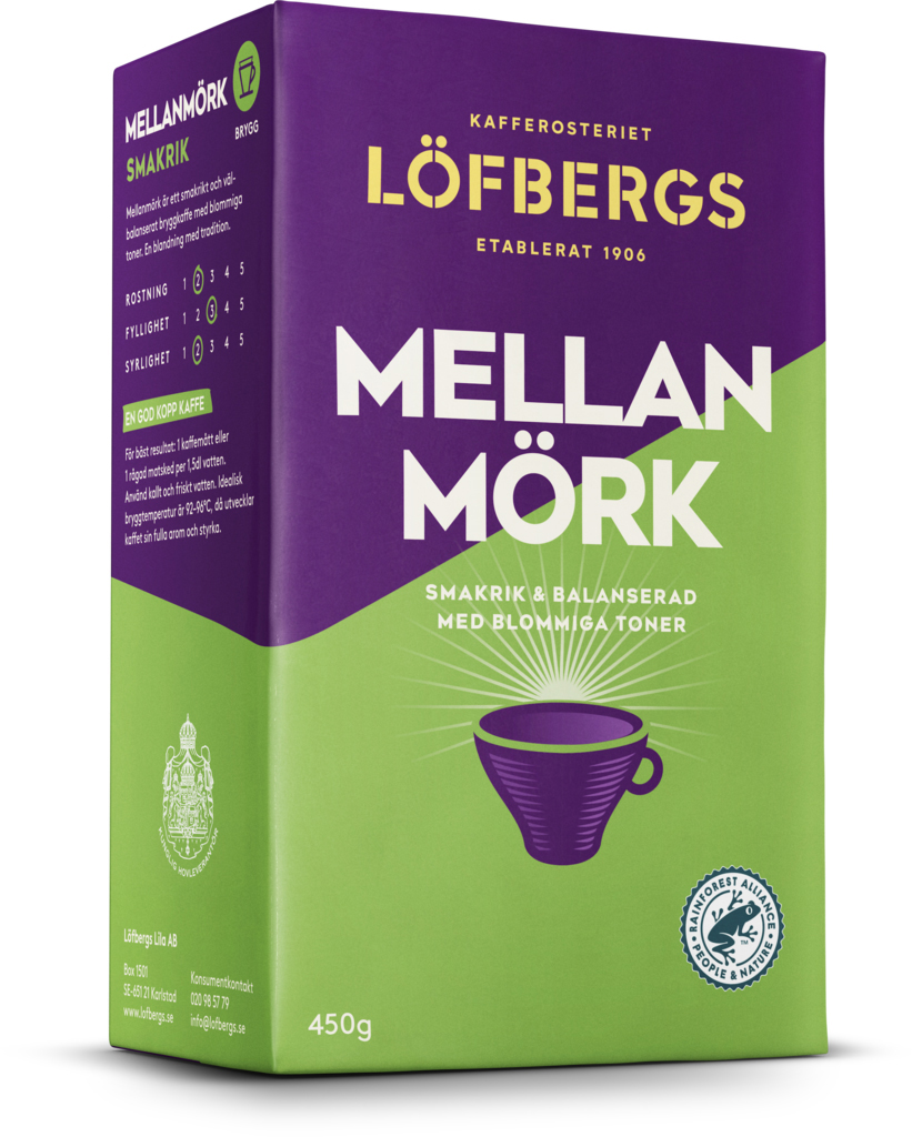 Kaffe Löfbergs mell.mörk 450g