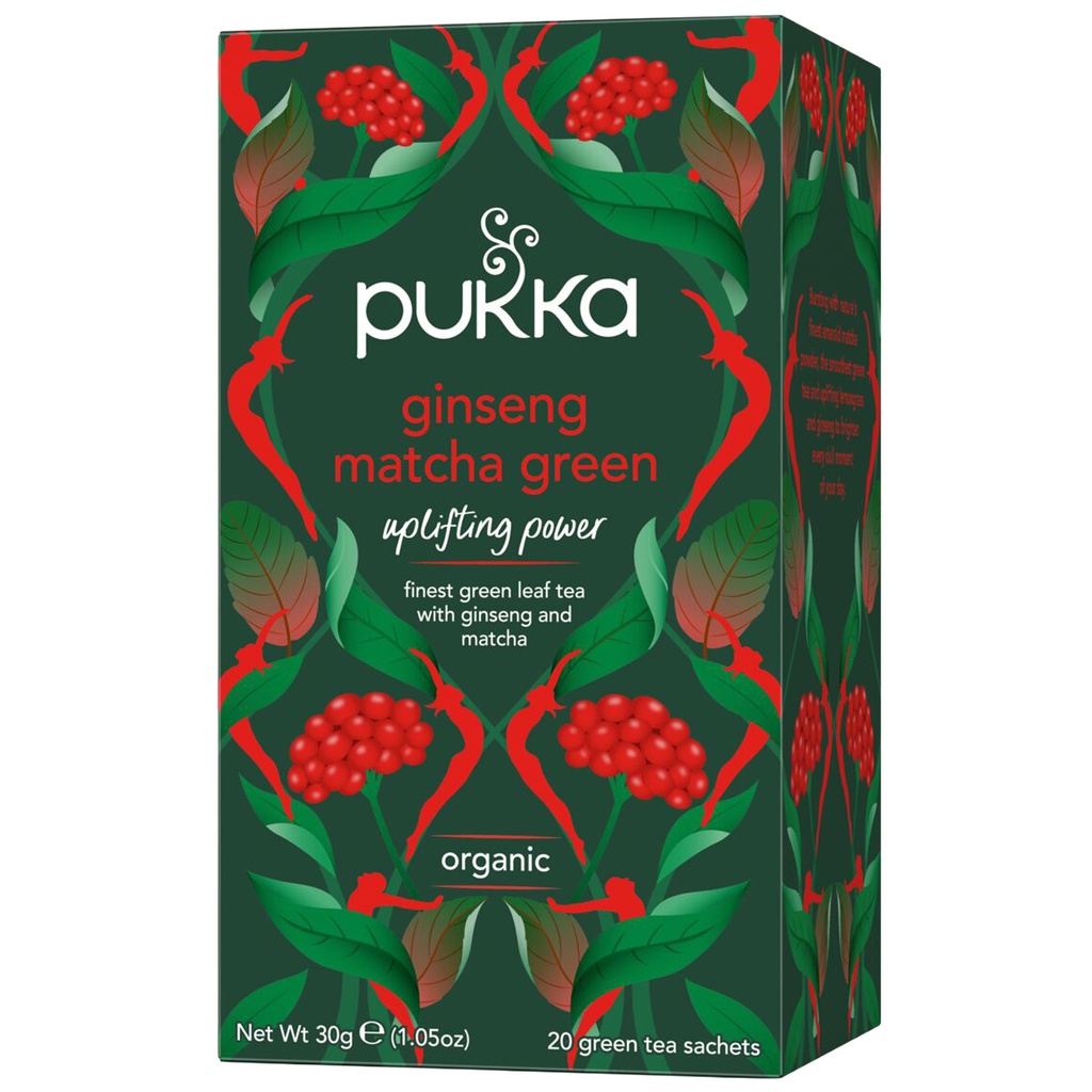 Te Pukka grönt te ginseng