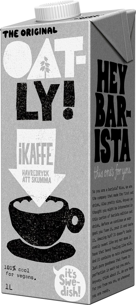 Havredryck Oatly  ikaffe 1 liter