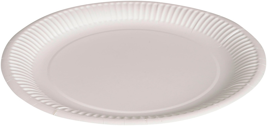 Tallrik eco-barriär pappers Ø 23 cm 50 st/fp Abena