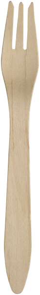 Bestick gaffel trä 18,2cm
