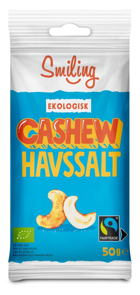 Cashewnötter havssalt 50gEko