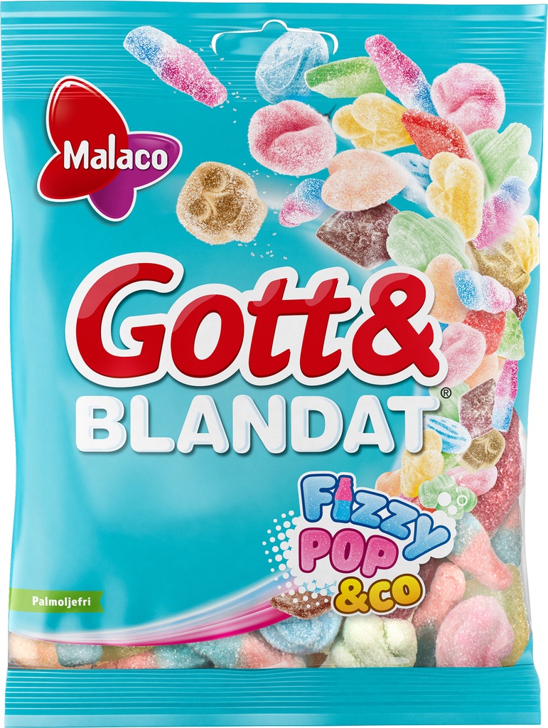 Gott & Blandat Fizzy 700g.