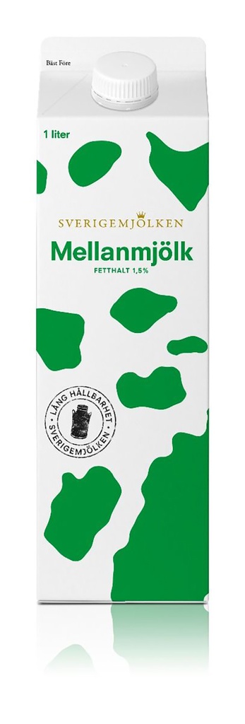 Mellanmjölk lång hållbarhet 1L (abonnemang)