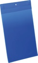 Plastficka Plus A4S magnet blå 10 st/fp