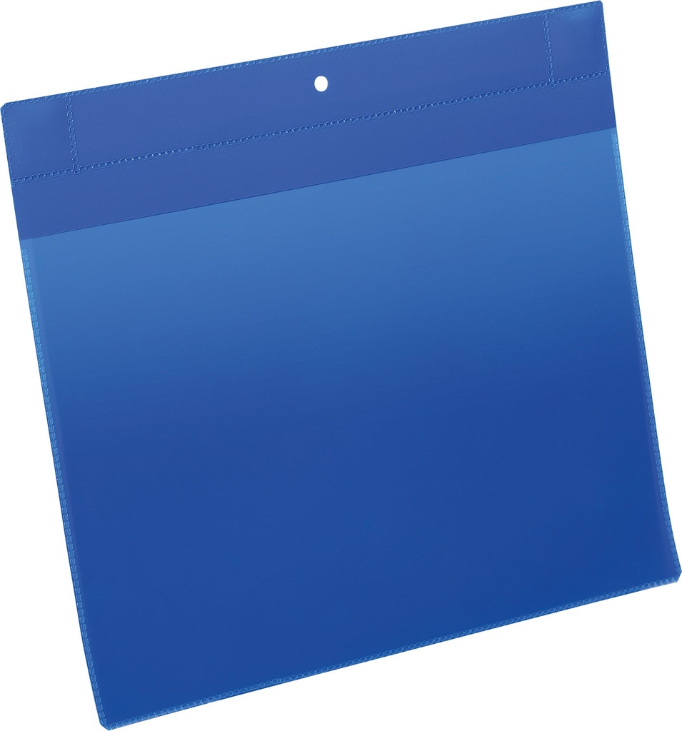 Plastficka Plus A4L magnet blå 10 st/fp