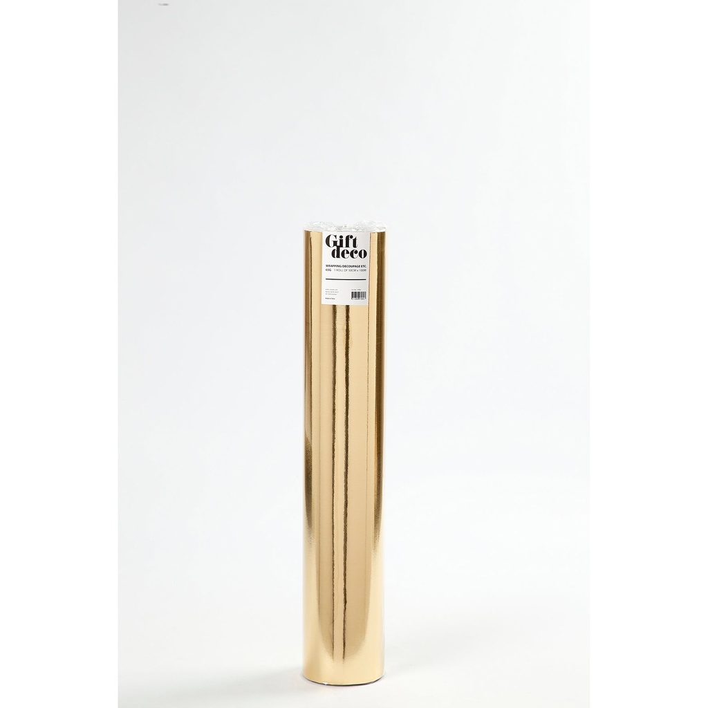 Presentpapper Guld blankt 100m