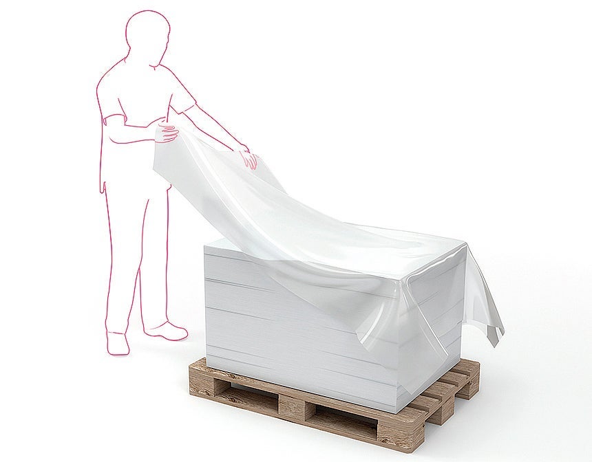 Toppark operforerad 1300 mm x 400 m transparent
