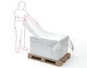 Toppark operforerad 1300 mm x 400 m transparent