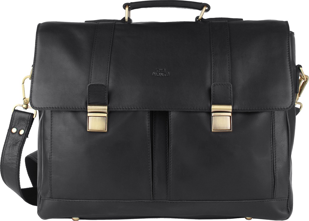 Portfölj The Monte vintage sv.