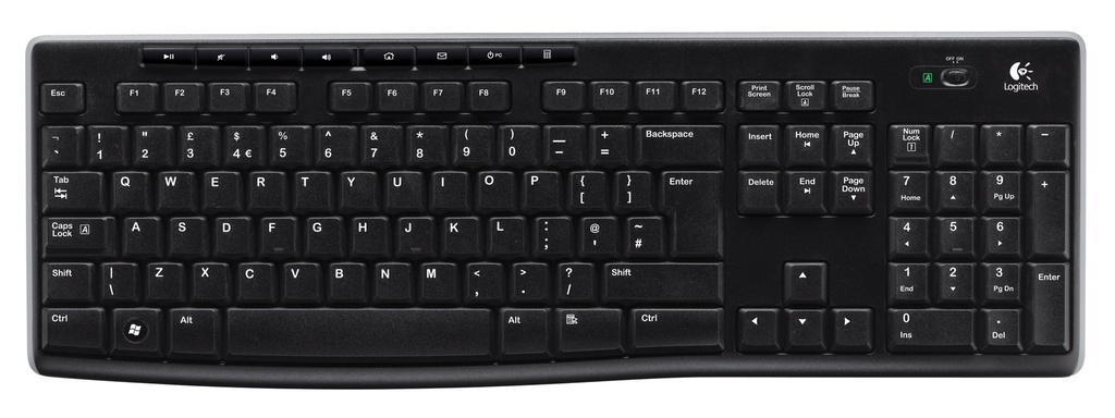 Tangentbord Logitech K270 Svart