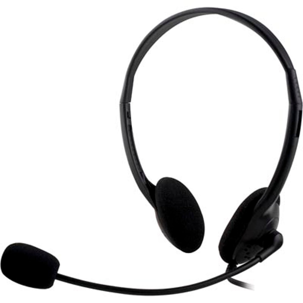 Headset Deltaco HL-2 .3,5 mm Svart