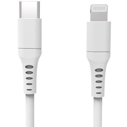 Laddkabel USB-C till Lightning 3 meter Vit MFI C94 Gear