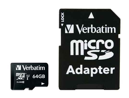 Verbatim SDHC/MicroSDHC 64GB