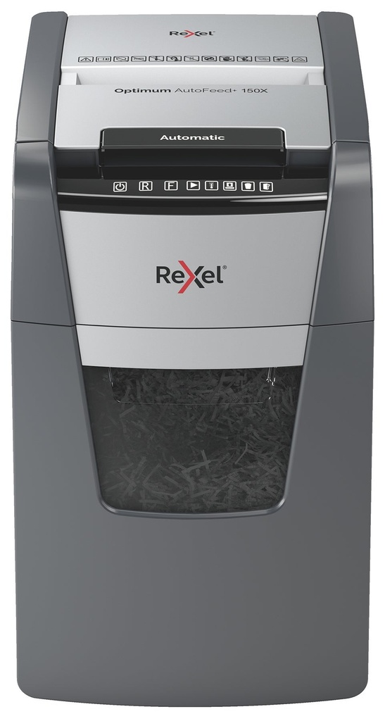 Dokumentförstörare Rexel Optimum AutoFeed+ 150X P4