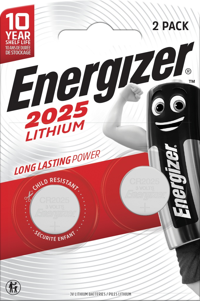 Batteri Lithium CR2032 2p