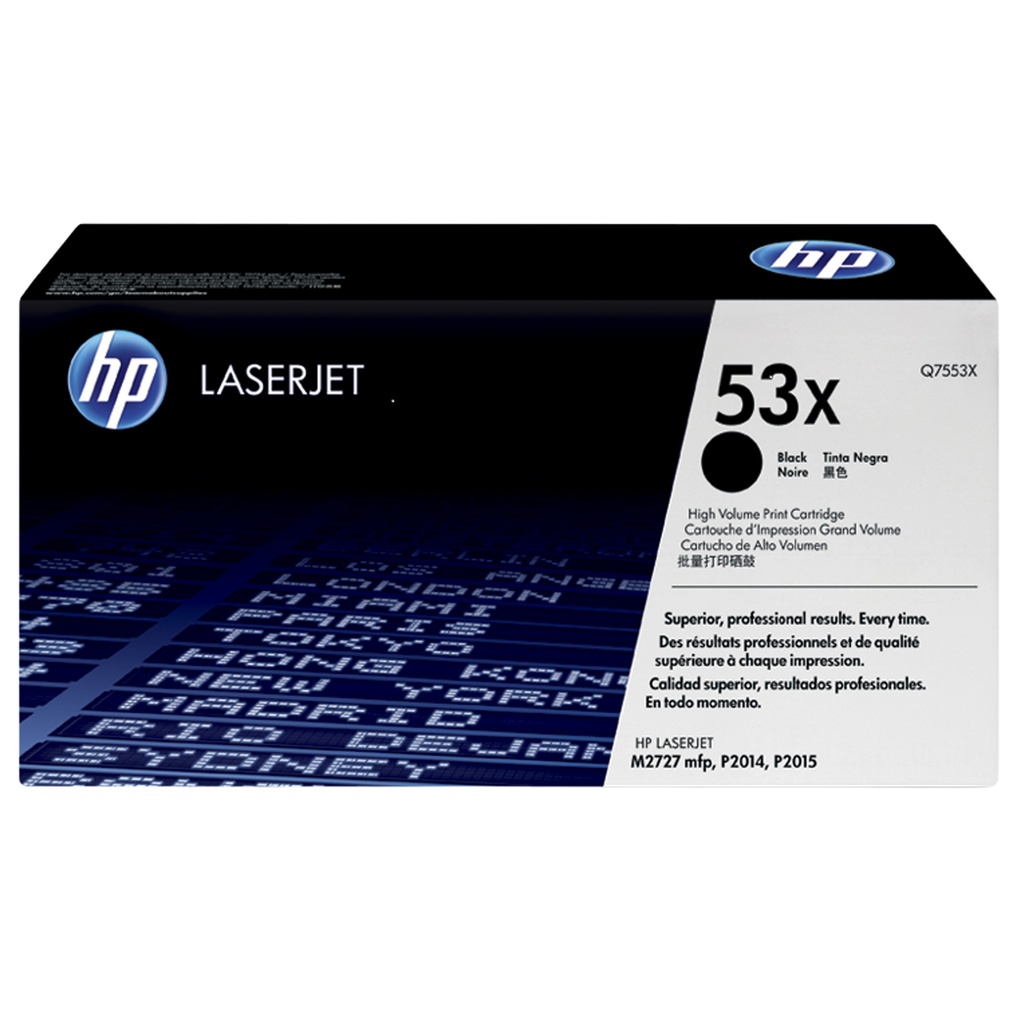 Toner HP Q7553X 7k svart