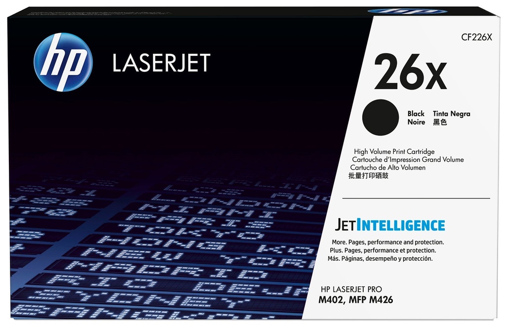 Toner HP 26X CF226X Svart 9k