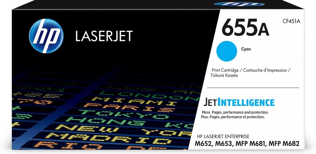 Toner HP 655A CF451A Cyan 10,5k
