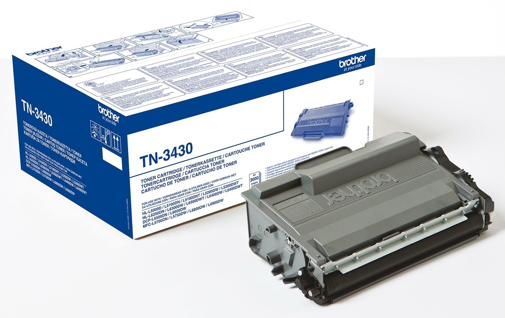Toner Brother TN3430 3k Svart